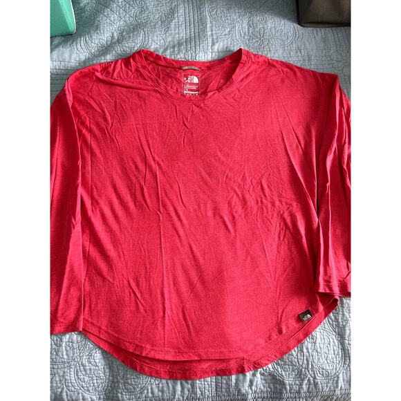 The North Face Tops - Women The North Face Long Sleeve Shirt Size Large Pink Pre Owned
